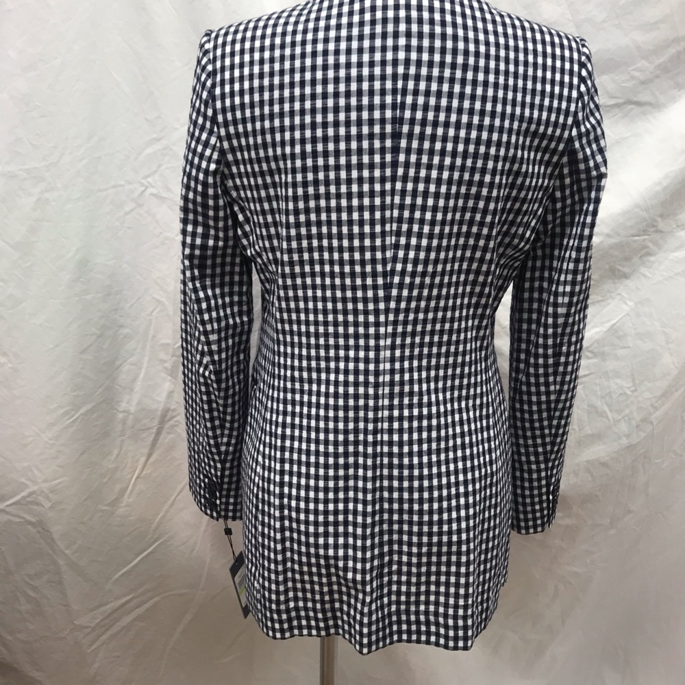 Tommy Hilfiger Gingham-Print Open Jacket - Picture 5 of 12